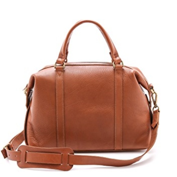 Madewell Handbags - Madewell Glasgow Satchel Leather Crossbody Bag